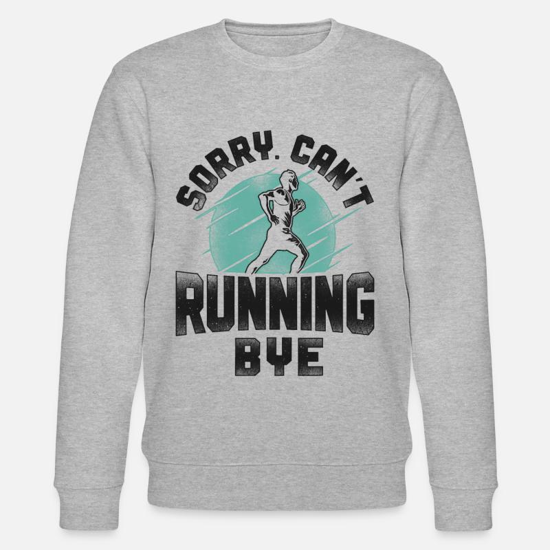 Running Runner Half Marathon - Stanley/Stella CHANGER Unisex Organic Sweatshirt - heather grey