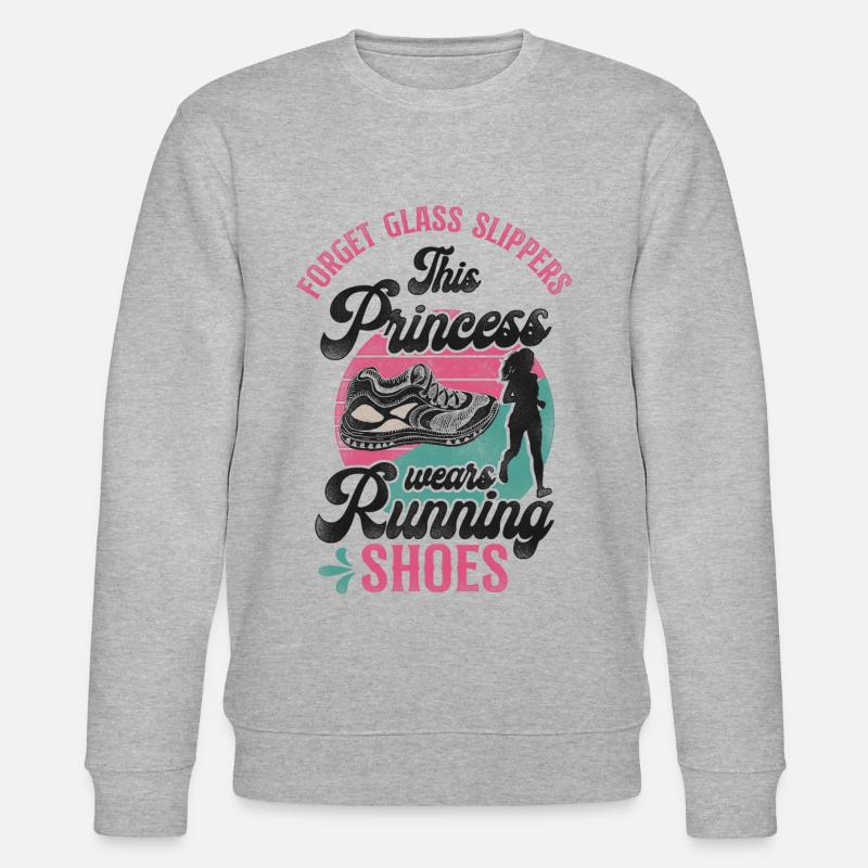 Running Runner Half Marathon - Stanley/Stella CHANGER Unisex Organic Sweatshirt - heather grey