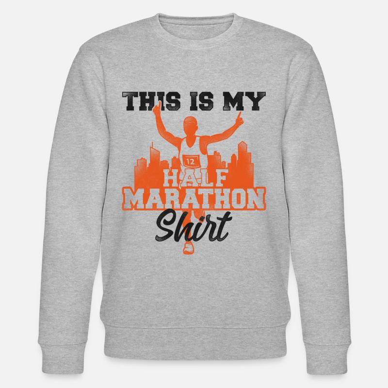 Running Runner Semi-Marathon - Sweat bio CHANGER Stanley/Stella Unisexe - gris chiné