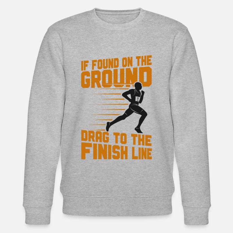 Running Runner Semi-Marathon - Sweat bio CHANGER Stanley/Stella Unisexe - gris chiné