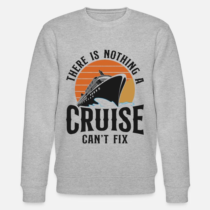 Croisière Vacances Rétro Là-Bas - Sweat bio CHANGER Stanley/Stella Unisexe - gris chiné