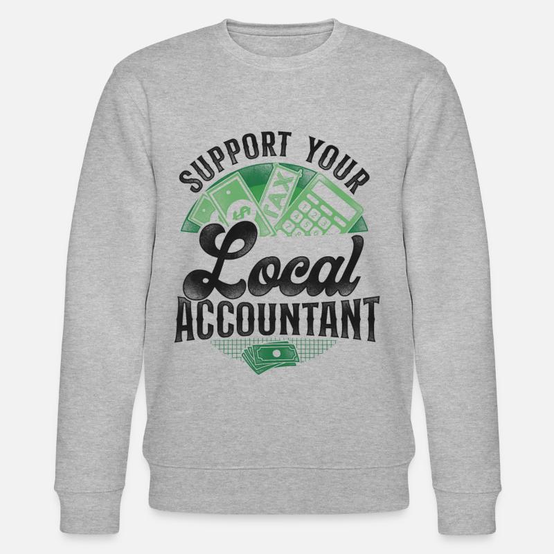 Comptable Comptable Comptable Comptabilité - Sweat bio CHANGER Stanley/Stella Unisexe - gris chiné