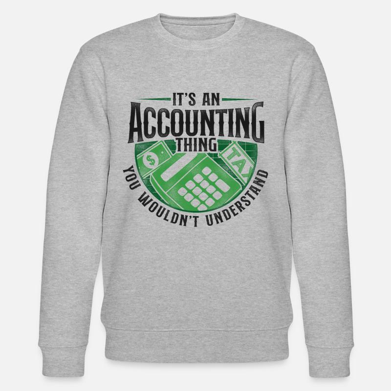 Comptable Comptable Comptable Comptabilité - Sweat bio CHANGER Stanley/Stella Unisexe - gris chiné