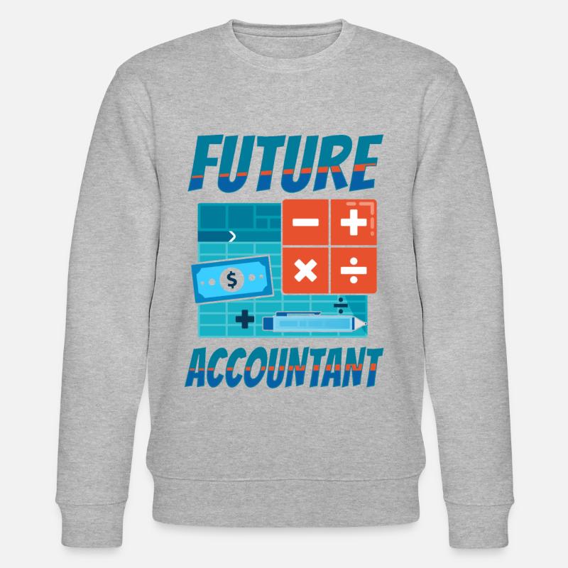 Accountant Bookkeeper Accounting - Stanley/Stella CHANGER Unisex Organic Sweatshirt - heather grey