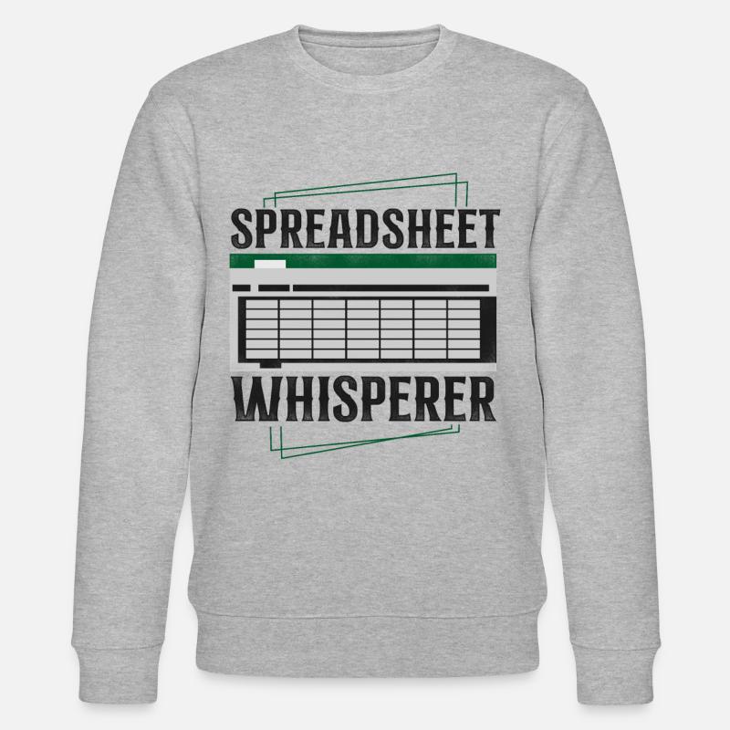 Accountant Bookkeeper Accounting - Stanley/Stella Unisex Bio-Sweatshirt CHANGER - Grau meliert