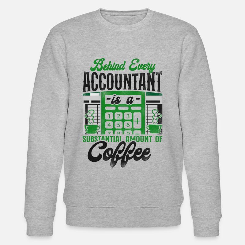 Comptable Comptable Comptable Comptabilité - Sweat bio CHANGER Stanley/Stella Unisexe - gris chiné