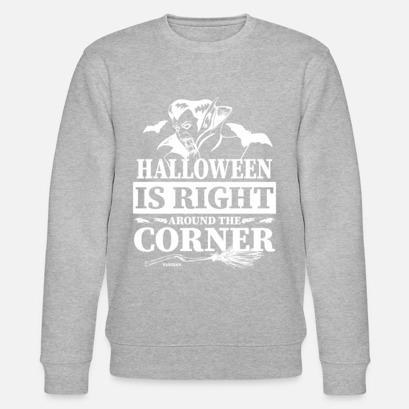 Soon it's Halloween - Stanley/Stella CHANGER Unisex Organic Sweatshirt - heather grey