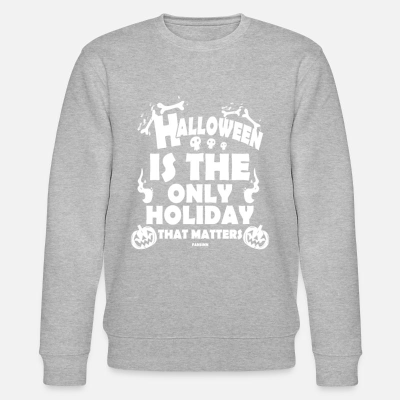Halloween Kostüm - Stanley/Stella Unisex Bio-Sweatshirt CHANGER - Grau meliert