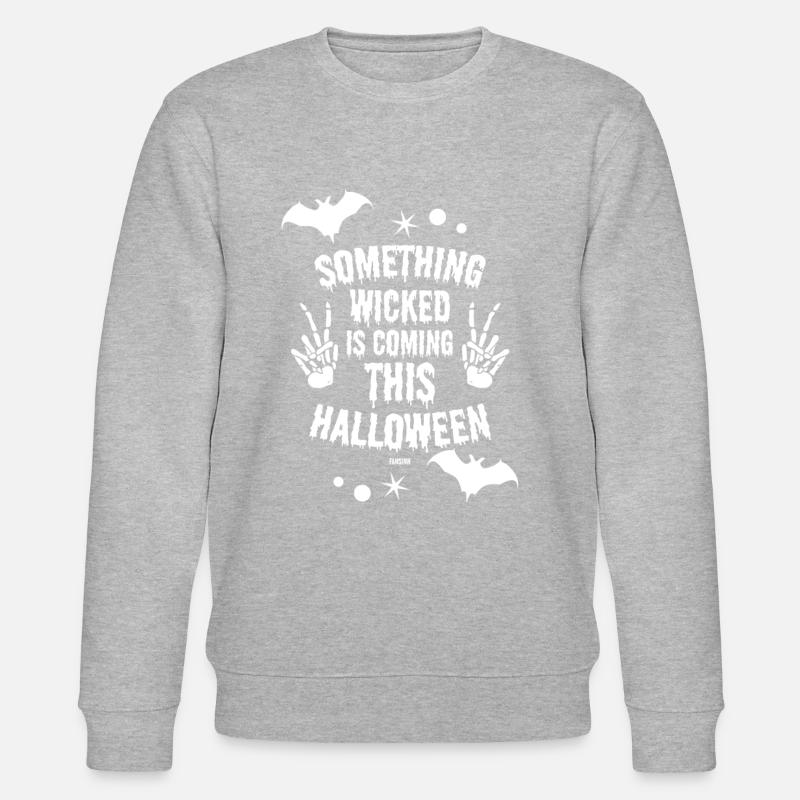 Halloween - Stanley/Stella Unisex Bio-Sweatshirt CHANGER  - Grau meliert