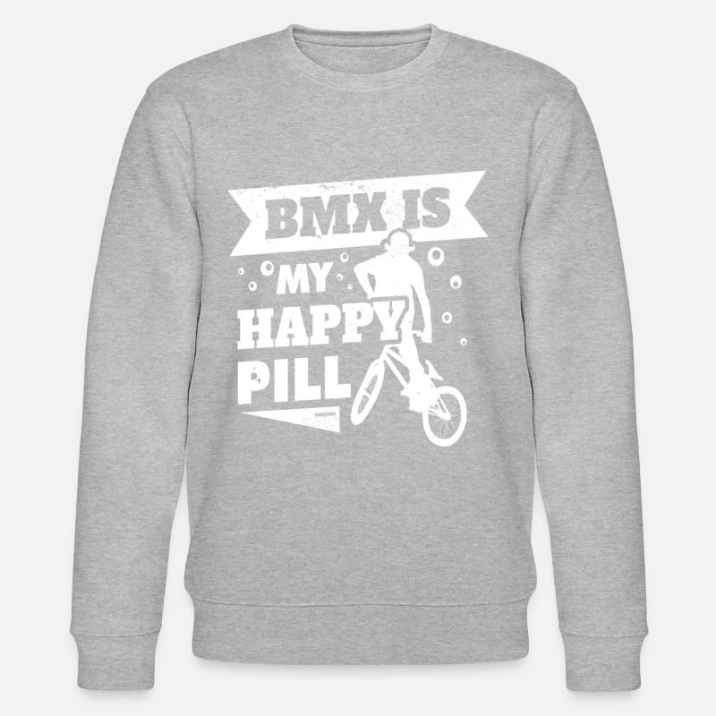 BMX - Stanley/Stella Unisex Bio-Sweatshirt CHANGER  - Grau meliert