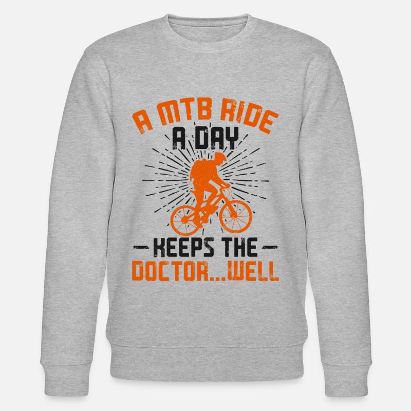 Enduro VTT VTT - Sweat bio CHANGER Stanley/Stella Unisexe - gris chiné