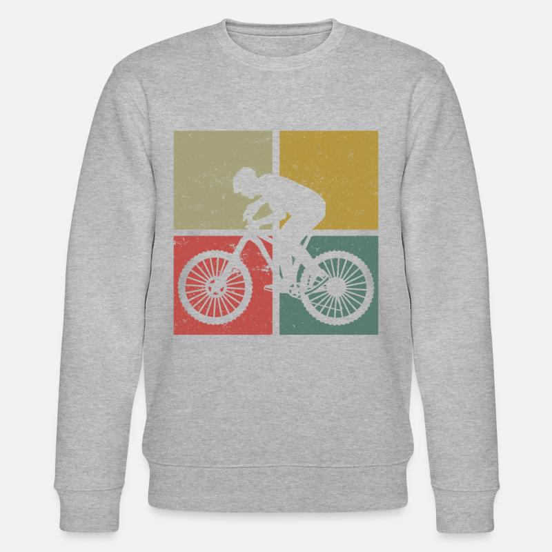 Enduro VTT VTT Équitation - Sweat bio CHANGER Stanley/Stella Unisexe - gris chiné