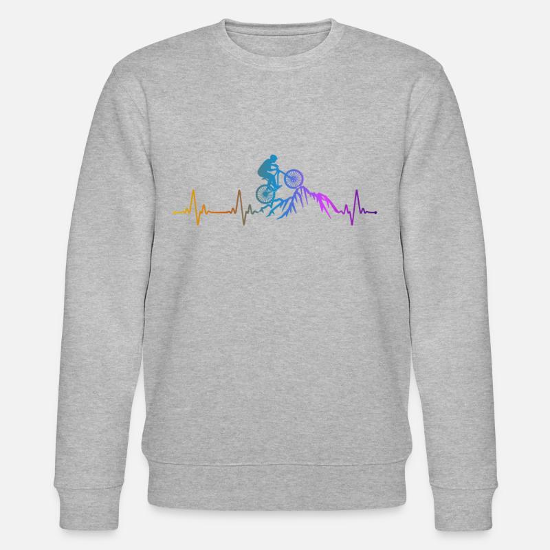 Enduro VTT VTT Équitation - Sweat bio CHANGER Stanley/Stella Unisexe - gris chiné