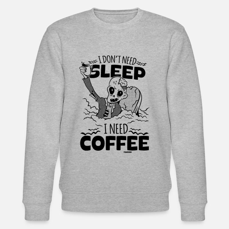 Kaffee - Stanley/Stella Unisex Bio-Sweatshirt CHANGER  - Grau meliert