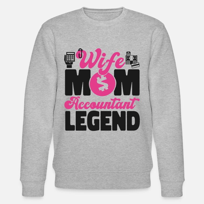 Comptable Comptable Comptable - Sweat bio CHANGER Stanley/Stella Unisexe - gris chiné