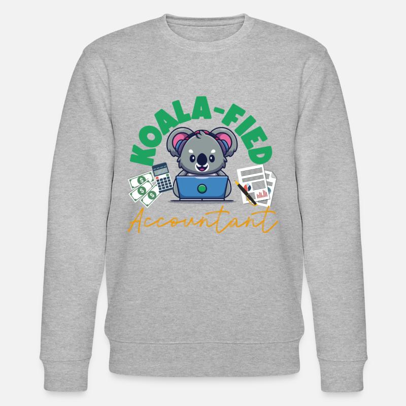 Comptable Comptable Comptable - Sweat bio CHANGER Stanley/Stella Unisexe - gris chiné