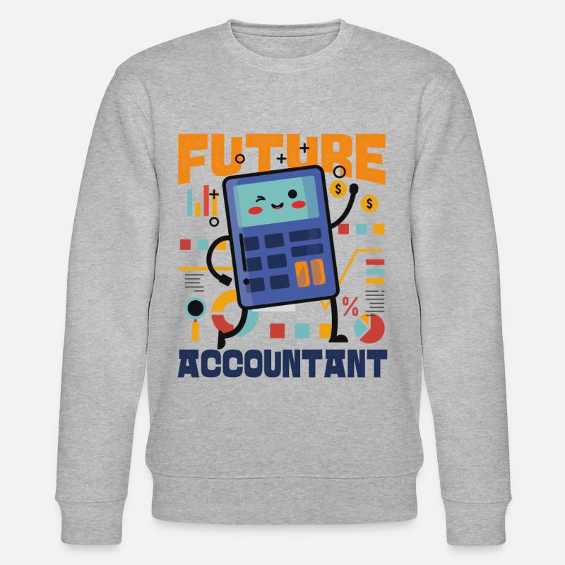 Accountant Bookkeeper Accounting - Stanley/Stella Unisex Bio-Sweatshirt CHANGER  - Grau meliert