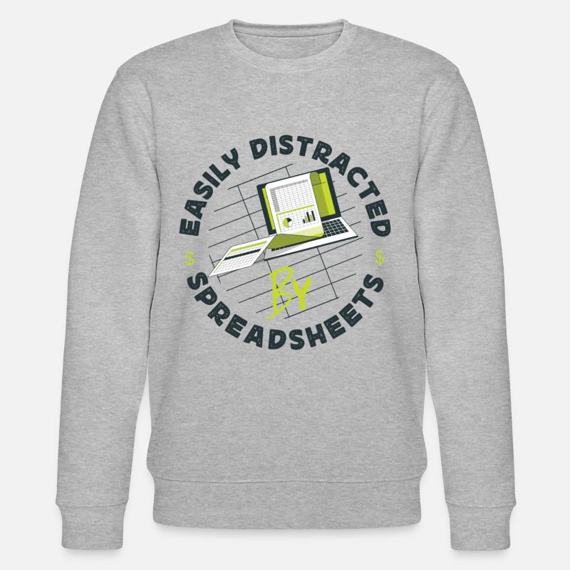 Accountant Bookkeeper Accounting - Stanley/Stella Unisex Bio-Sweatshirt CHANGER  - Grau meliert