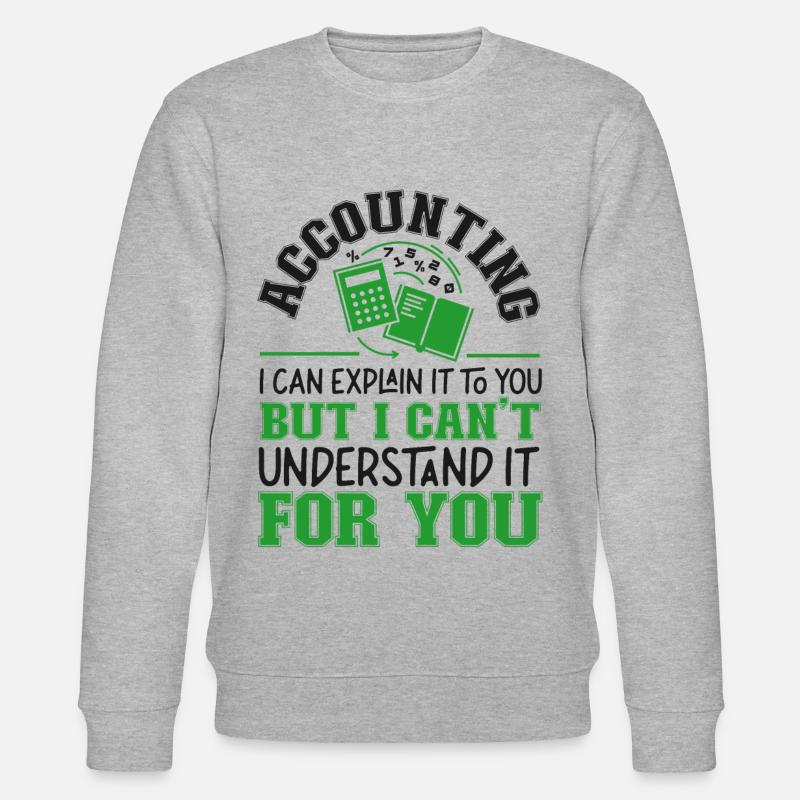 Comptable Comptable Comptable - Sweat bio CHANGER Stanley/Stella Unisexe - gris chiné