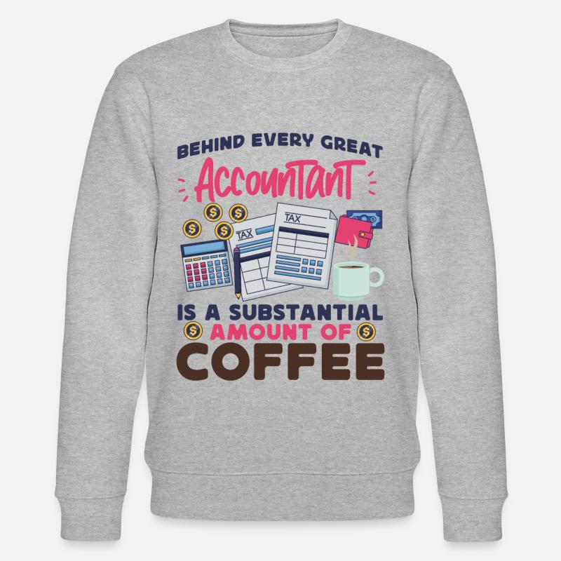 Comptable Comptable Comptable - Sweat bio CHANGER Stanley/Stella Unisexe - gris chiné