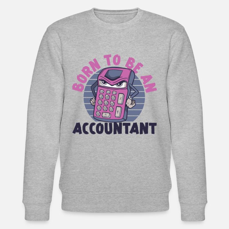 Accountant Bookkeeper Accounting - Stanley/Stella Unisex Bio-Sweatshirt CHANGER  - Grau meliert