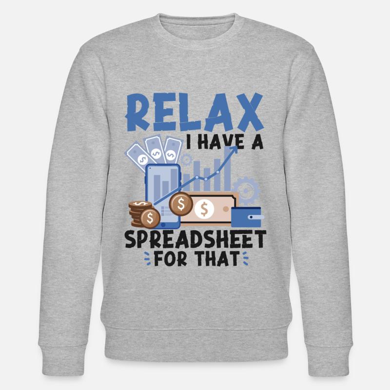 Comptable Comptable Comptable - Sweat bio CHANGER Stanley/Stella Unisexe - gris chiné