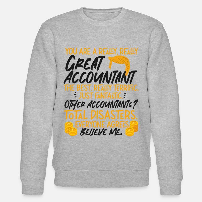 Comptable Comptable Comptable - Sweat bio CHANGER Stanley/Stella Unisexe - gris chiné