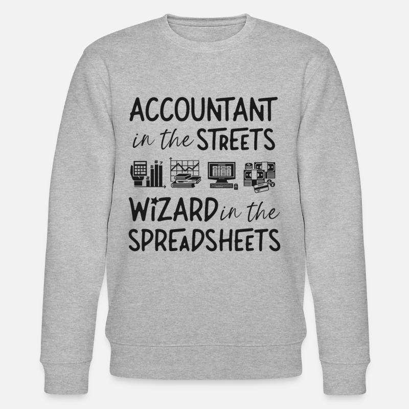 Comptable Comptable Comptable - Sweat bio CHANGER Stanley/Stella Unisexe - gris chiné