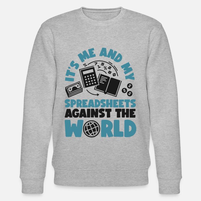 Comptable Comptable Comptable - Sweat bio CHANGER Stanley/Stella Unisexe - gris chiné