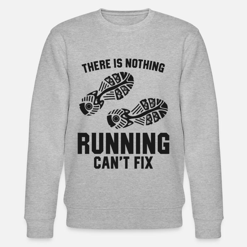 Running Runner Semi-Marathon - Sweat bio CHANGER Stanley/Stella Unisexe - gris chiné