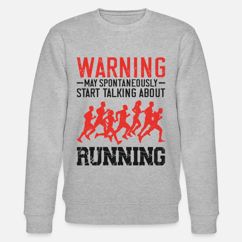 Running Runner Semi-Marathon - Sweat bio CHANGER Stanley/Stella Unisexe - gris chiné