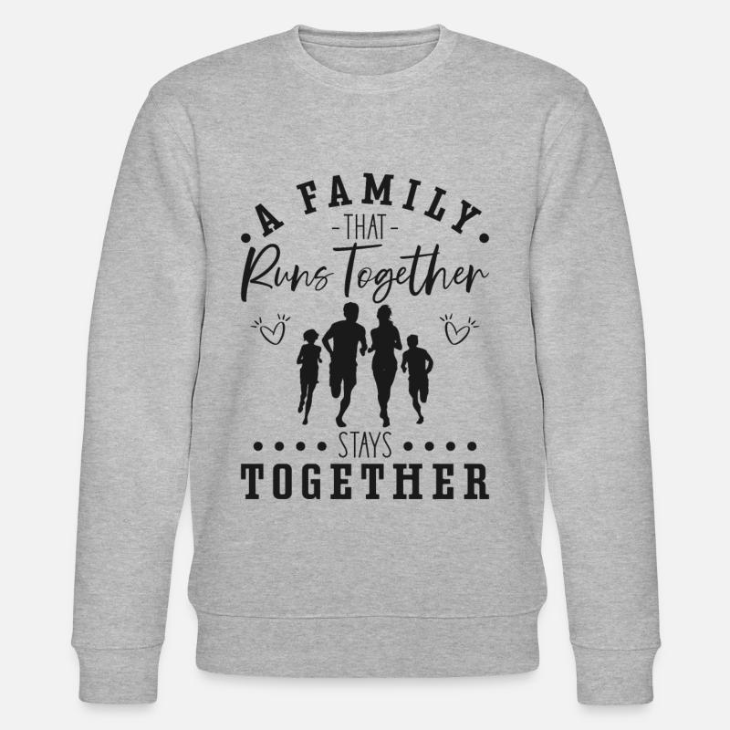 Running Runner Semi-Marathon - Sweat bio CHANGER Stanley/Stella Unisexe - gris chiné