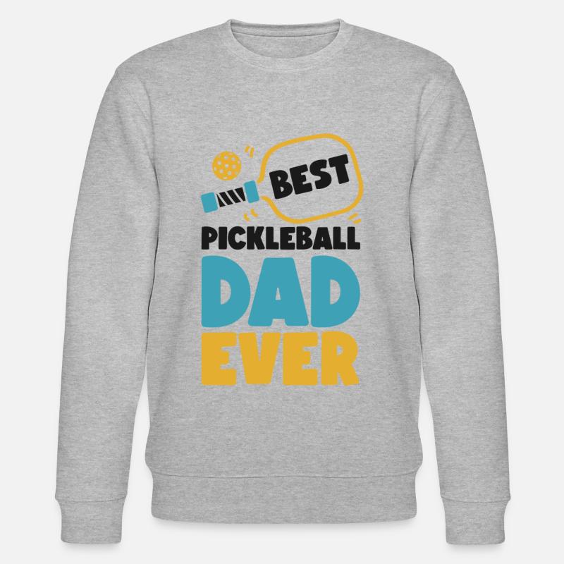 Pickleball Papa Père Best - Sweat bio CHANGER Stanley/Stella Unisexe - gris chiné