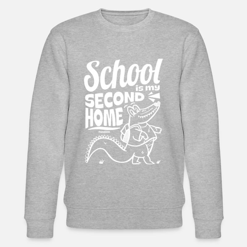 Écoliers Filles Inscriptions scolaires - Sweat bio CHANGER Stanley/Stella Unisexe - gris chiné