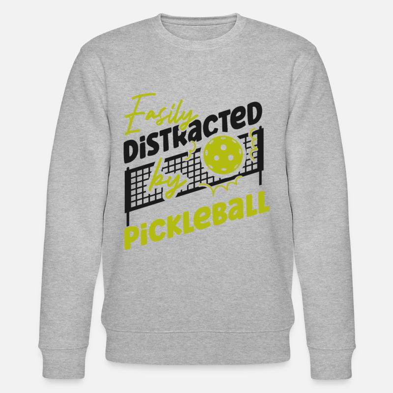 Le pickleball facilement distrait par - Sweat bio CHANGER Stanley/Stella Unisexe - gris chiné
