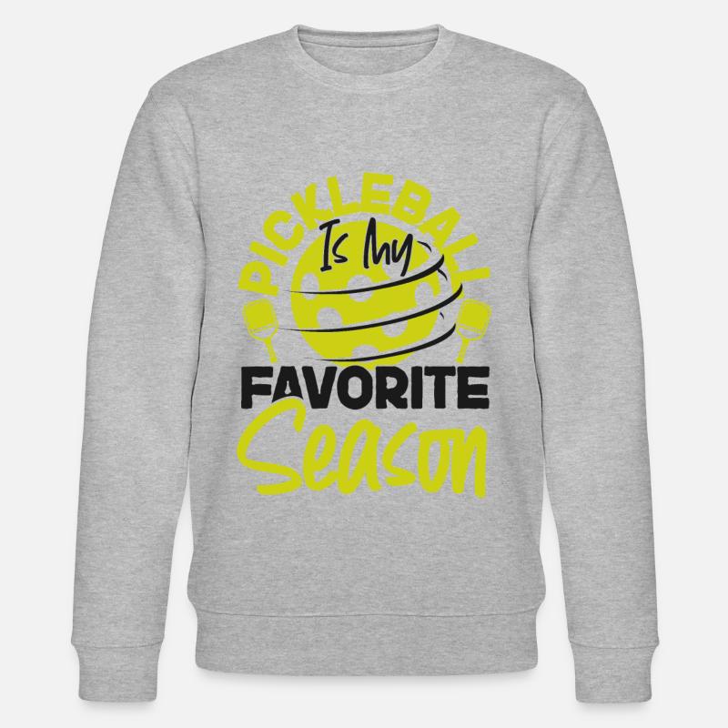 Pickleball Pickleball est mon - Sweat bio CHANGER Stanley/Stella Unisexe - gris chiné