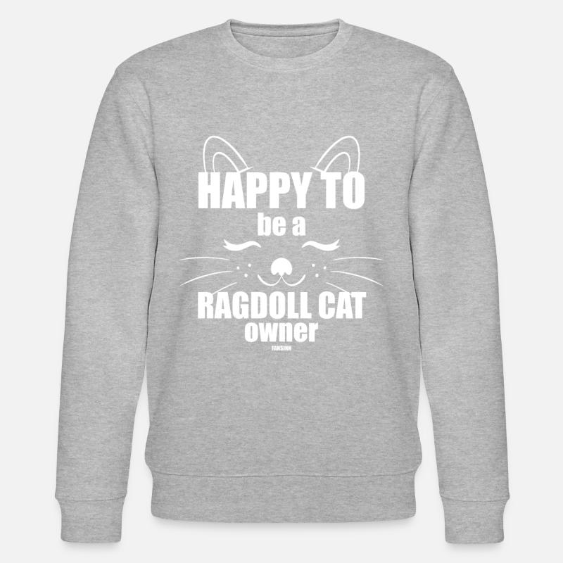 Ragdoll - Stanley/Stella Unisex Bio-Sweatshirt CHANGER  - Grau meliert