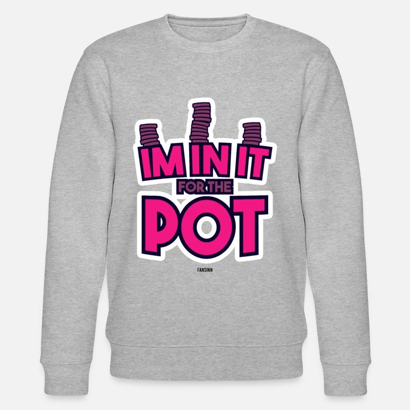 Poker Pot - Stanley/Stella Unisex Bio-Sweatshirt CHANGER  - Grau meliert