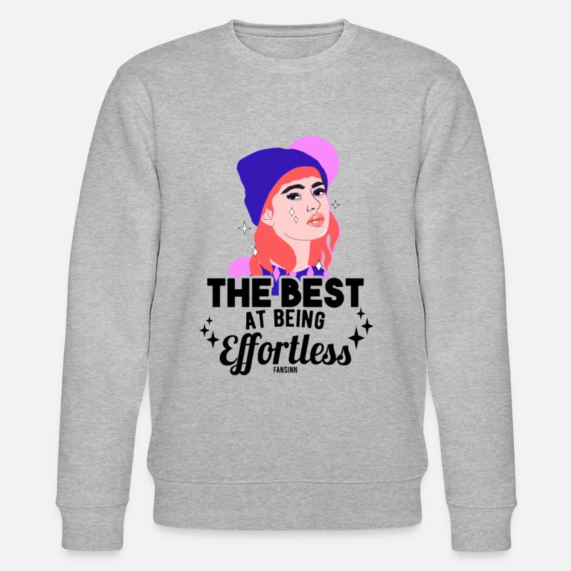 cooles Mädchen - Stanley/Stella Unisex Bio-Sweatshirt CHANGER  - Grau meliert