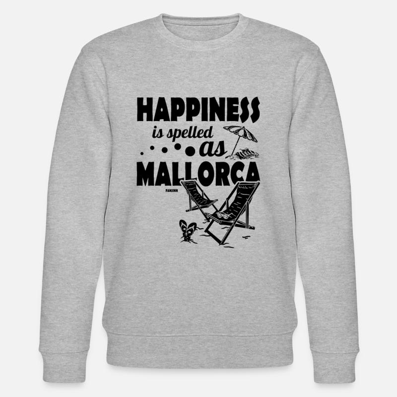 Mallorca - Stanley/Stella Unisex Bio-Sweatshirt CHANGER  - Grau meliert