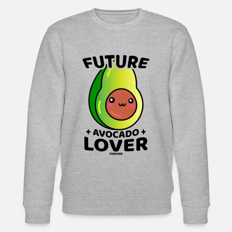 Future Avocado Lover - Stanley/Stella Unisex Bio-Sweatshirt CHANGER  - Grau meliert