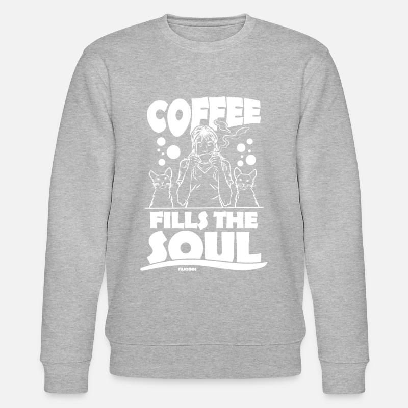 Kaffee - Stanley/Stella Unisex Bio-Sweatshirt CHANGER - Grau meliert
