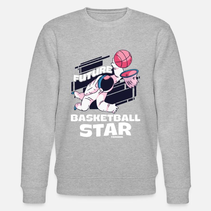 Future Basketball Star - Stanley/Stella Unisex Bio-Sweatshirt CHANGER - Grau meliert