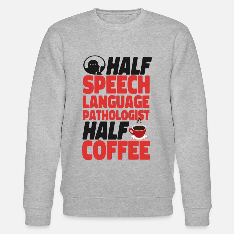 Speech Therapist Therapy Assistant - Stanley/Stella CHANGER Unisex Organic Sweatshirt - heather grey