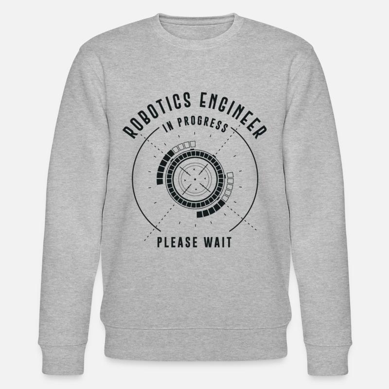 Robot Robotics Engineer Robotics - Stanley/Stella CHANGER Unisex Organic Sweatshirt - heather grey