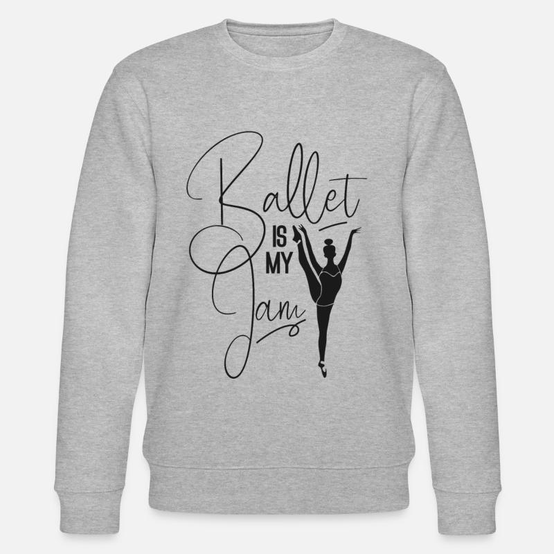 Ballet Danseuse Danse Ballerine - Sweat bio CHANGER Stanley/Stella Unisexe - gris chiné