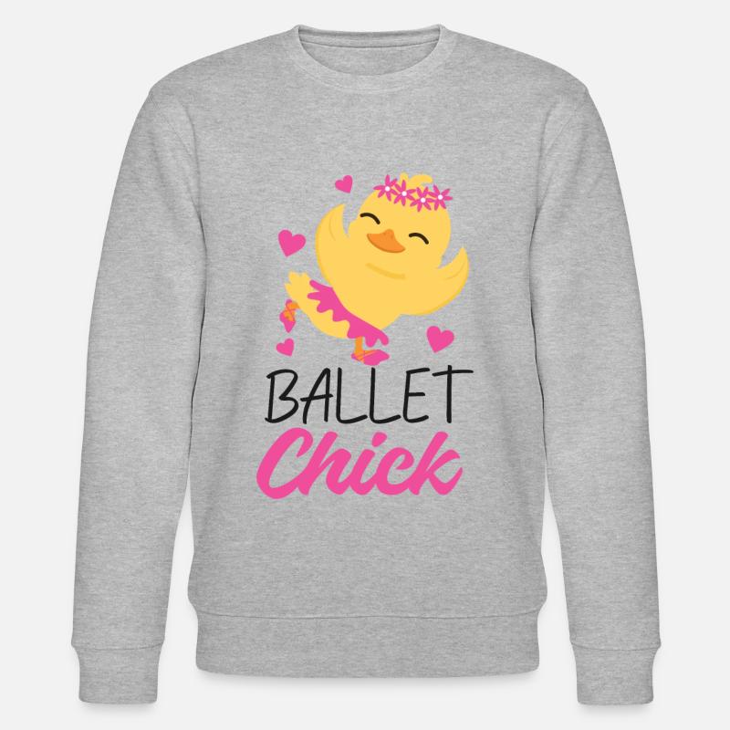 Ballet Danseuse Danse Ballerine - Sweat bio CHANGER Stanley/Stella Unisexe - gris chiné