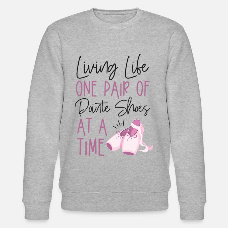 Ballet Danseuse Danse Ballerine - Sweat bio CHANGER Stanley/Stella Unisexe - gris chiné