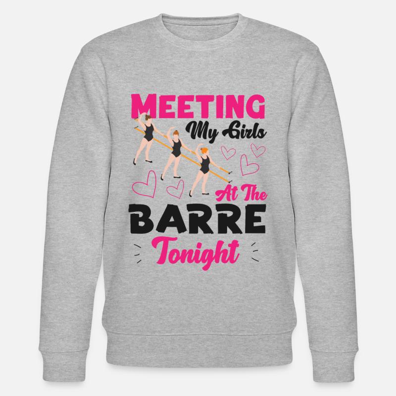 Ballet Danseuse Danse Ballerine - Sweat bio CHANGER Stanley/Stella Unisexe - gris chiné
