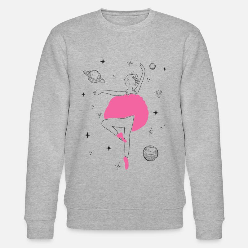 Ballet Danseuse Danse Ballerine - Sweat bio CHANGER Stanley/Stella Unisexe - gris chiné